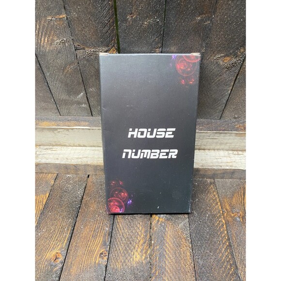 Black Cast Iron House Number Address Apt Suite Number #1 Heavy Duty 5.25 in - Picture 6 of 7